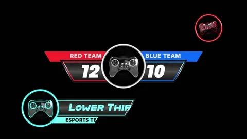 ESports Gaming Lower Thirds Stock After Effects