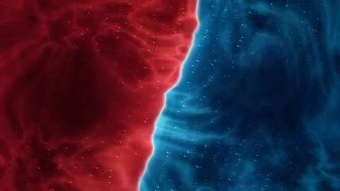 Esports Versus Split Screen Energy Clash Seamless Loop Stock Footage 347010941