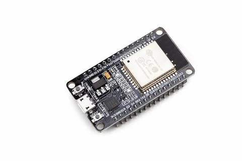 Espressif ESP32 series micro controller module, Wi-Fi Bluetooth development b Stock Photos