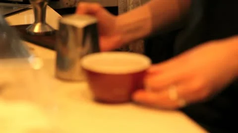 Espresso bar Stockbeeldmateriaal 11424415