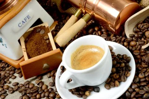 Espresso bar Stock-Fotos