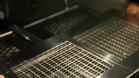 Espresso coffee brewing Stock Footage 83338912