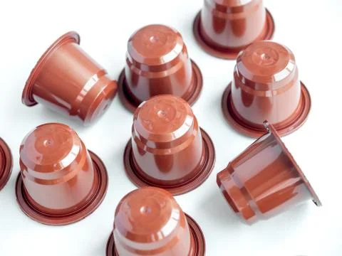 Espresso coffee capsules. Stock Photos