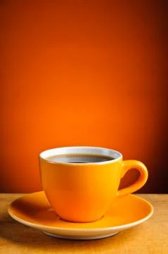 Espresso coffee cup Stock Photos