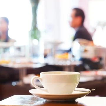 Espresso coffee cup Stock Photos