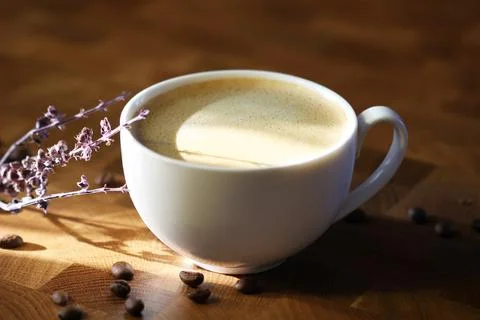 Espresso coffee in a cup Stock Photos