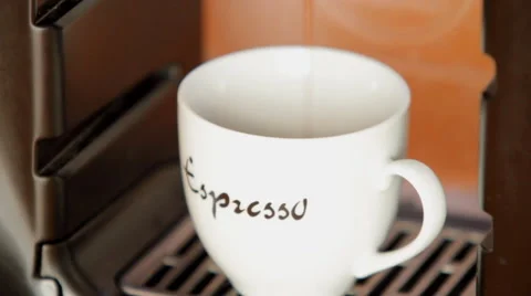 Espresso coffee machine Stock Footage 44209879