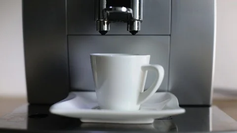 Espresso from the coffee machine Stock Footage 97793466