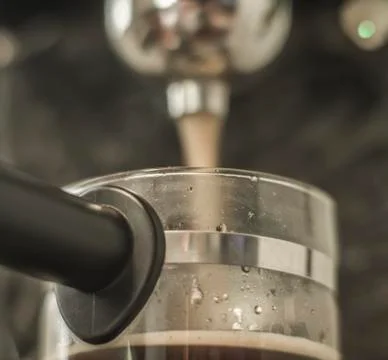 Espresso coffee machine 스톡 사진