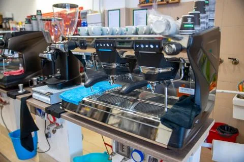Espresso coffee machine Foto stock