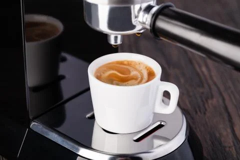 Espresso coffee machine Stock Photos