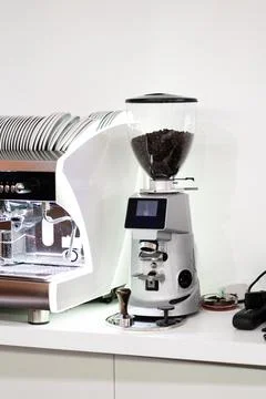 Espresso From a Coffee Machine Stock Photos