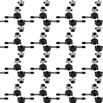 Espresso coffee maker pattern seamless vector イラスト素材