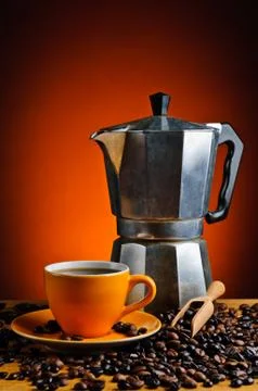 Espresso coffee Stock Photos