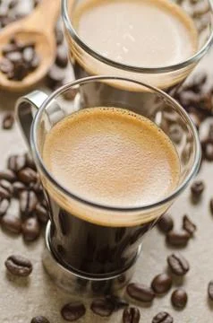 Espresso coffee Stock Photos