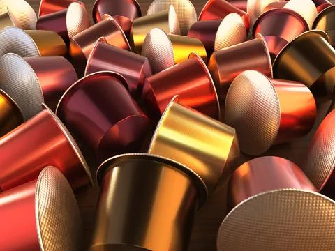 Espresso Coffee Pods Stock Illustration