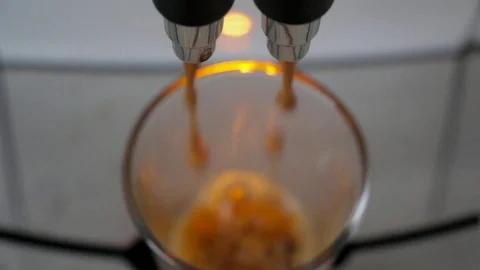 Espresso coffee ristretto Stock Footage 98676858