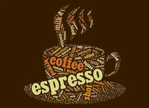 Espresso cup Stock Illustration