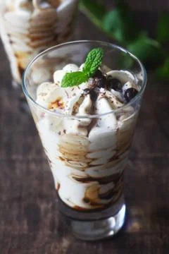 Espresso Dessert Stock Photos
