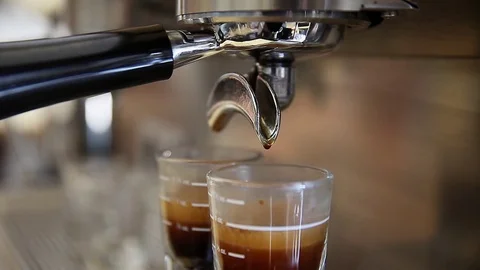 An espresso extract Video stock 79953534