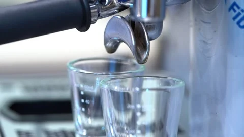 Espresso Extraction Process Stock Footage 318303563
