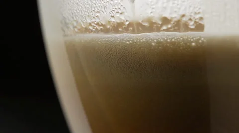 Espresso foam Stock Footage 36260582