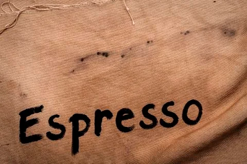 Espresso handwriting Stock Photos