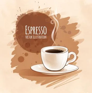 Espresso Stock Illustration