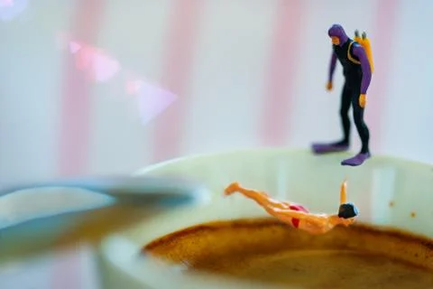 Espresso lovers Stock Photos