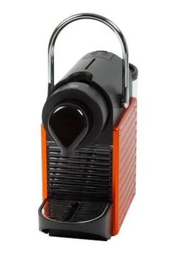 Espresso machine with clipping path Stock Photos