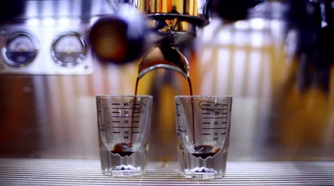 Espresso machine coffee Stock Footage 63604302