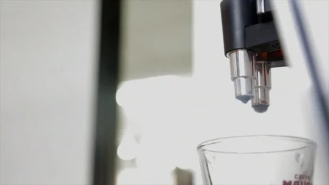 Espresso machine coffee Stock Footage 98676857