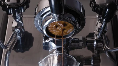 Espresso machine coffee Video stock 247072852