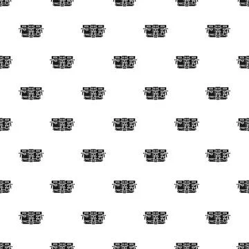 Espresso machine coffee maker seamless background pattern Stock Illustration