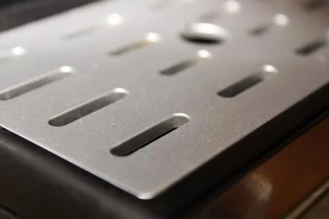 Espresso machine drip tray Stock Photos