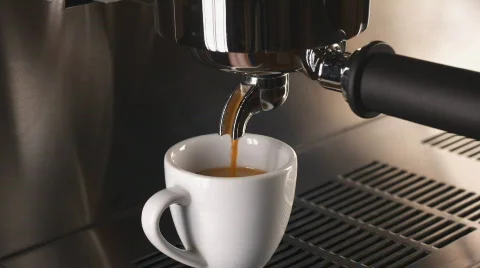 Espresso machine Stock Footage
