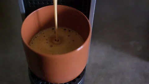Espresso machine making a coffee Stock Footage 239185480