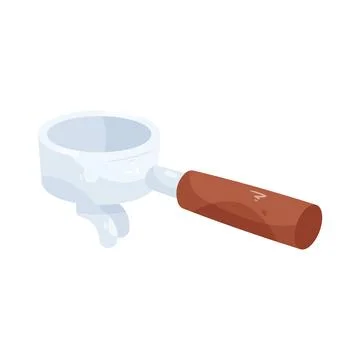 Espresso portafilter Stock Illustration