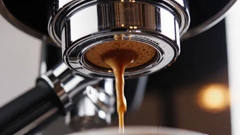Espresso Pouring Close-up Stock Footage 297505523