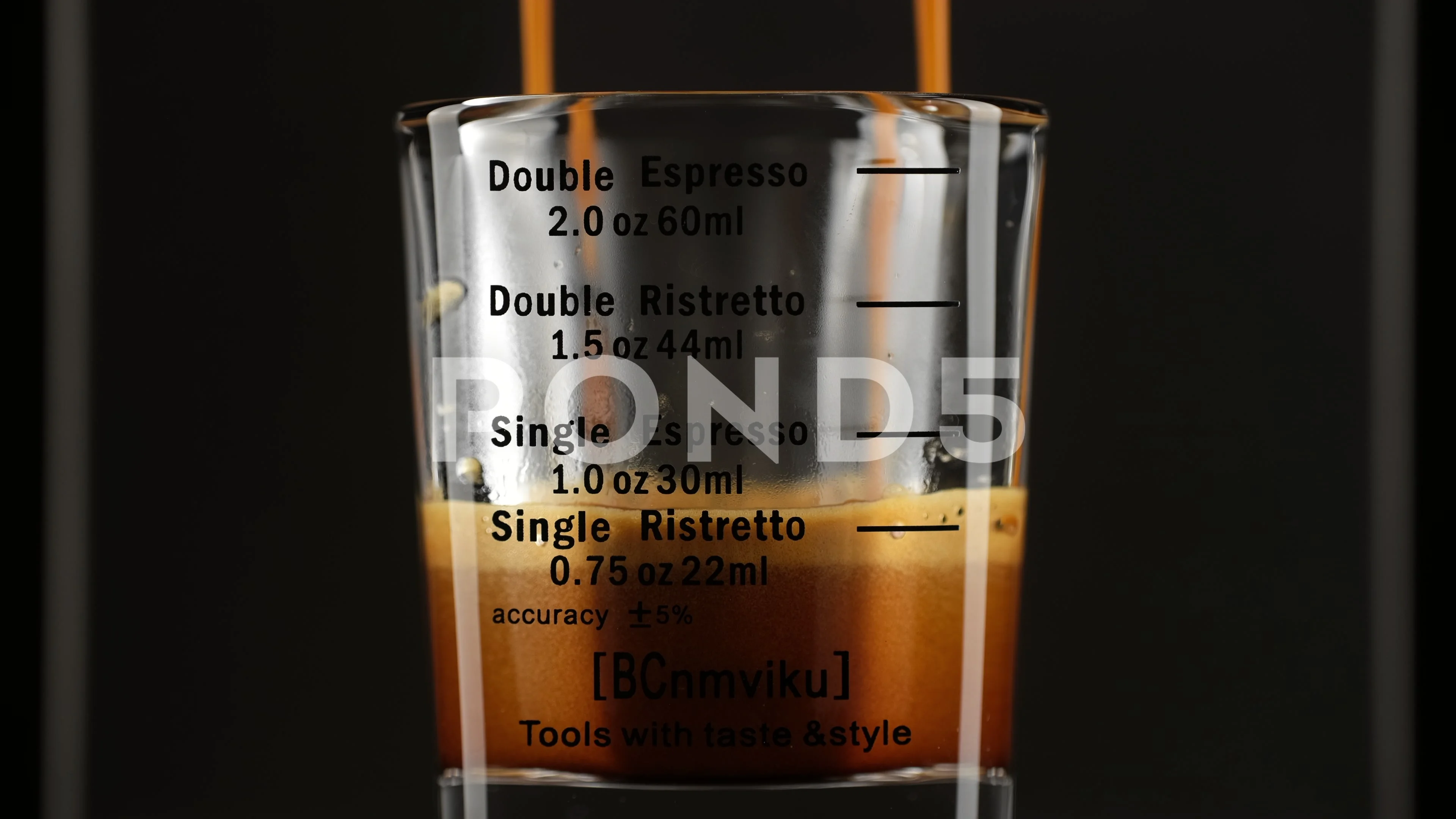 BCnmviku Espresso Shot Glasses Measuring Cup Liquid Heavy