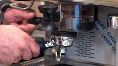 Espresso Preparation Process Stock Footage 318303281