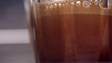Espresso shot close up. Stock Footage 141927300