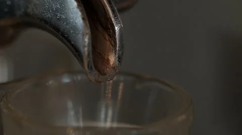 Espresso Shot Pull Stock Footage 56349335