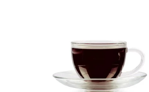 Espresso on white background Stock Photos