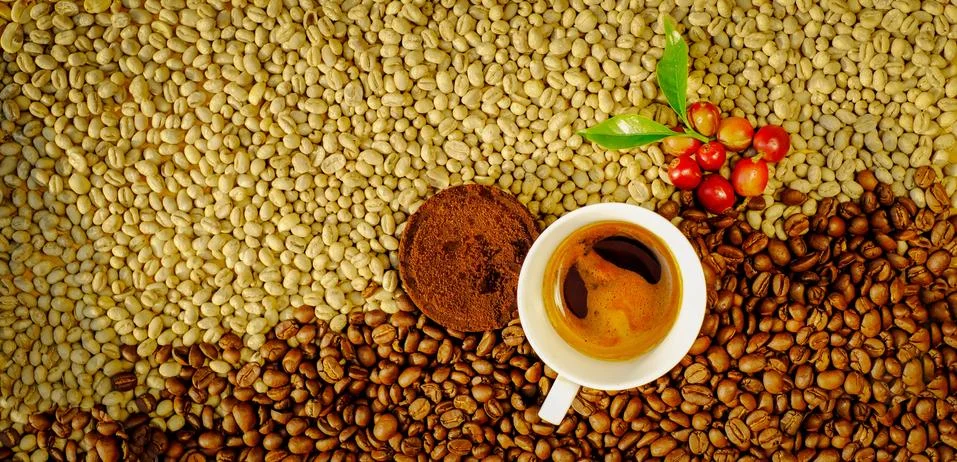 Espressoflatlay Stock Photos