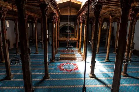 Esrefoglu Mosque in Beysehir Konya Stock Photos