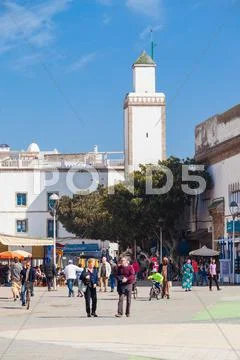 Essaouira central square Stock Photos