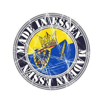 Essen rubber stamp Stock-Illustration