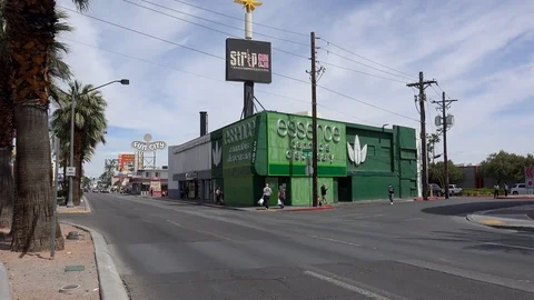 Essence Cannabis Dispensary at Las Vegas... | Stock Video | Pond5
