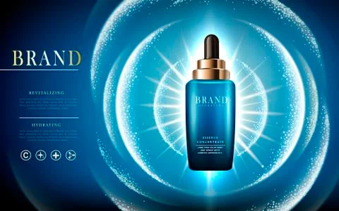 Essence concentrate hydrating Illustrazione stock
